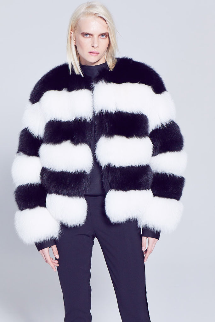 Hooded Mens Fox Fur Coat Winter Jacket Men Oversized Fur -  Sweden