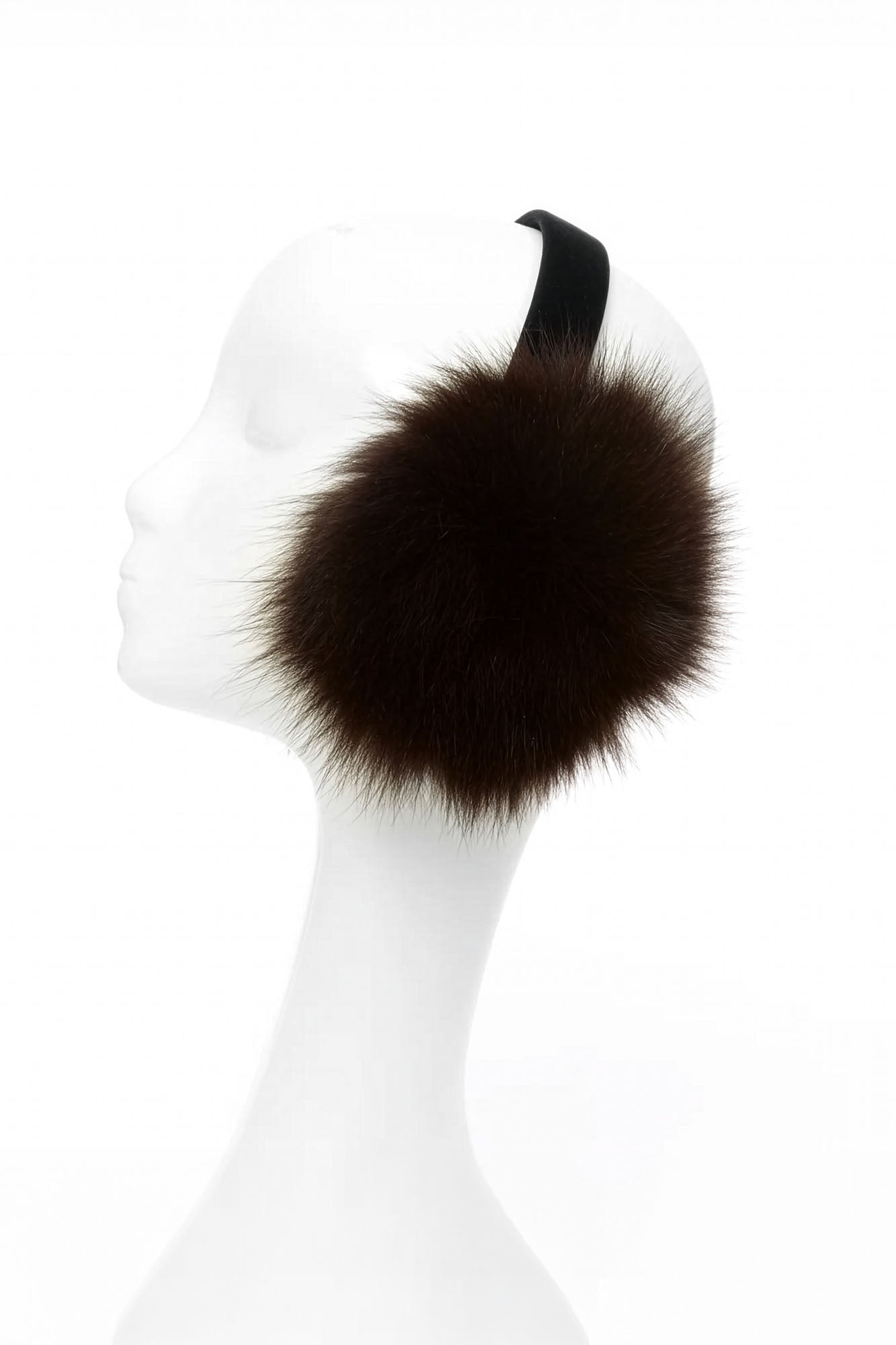 Brown Fox Fur Earmuffs – GK Furs