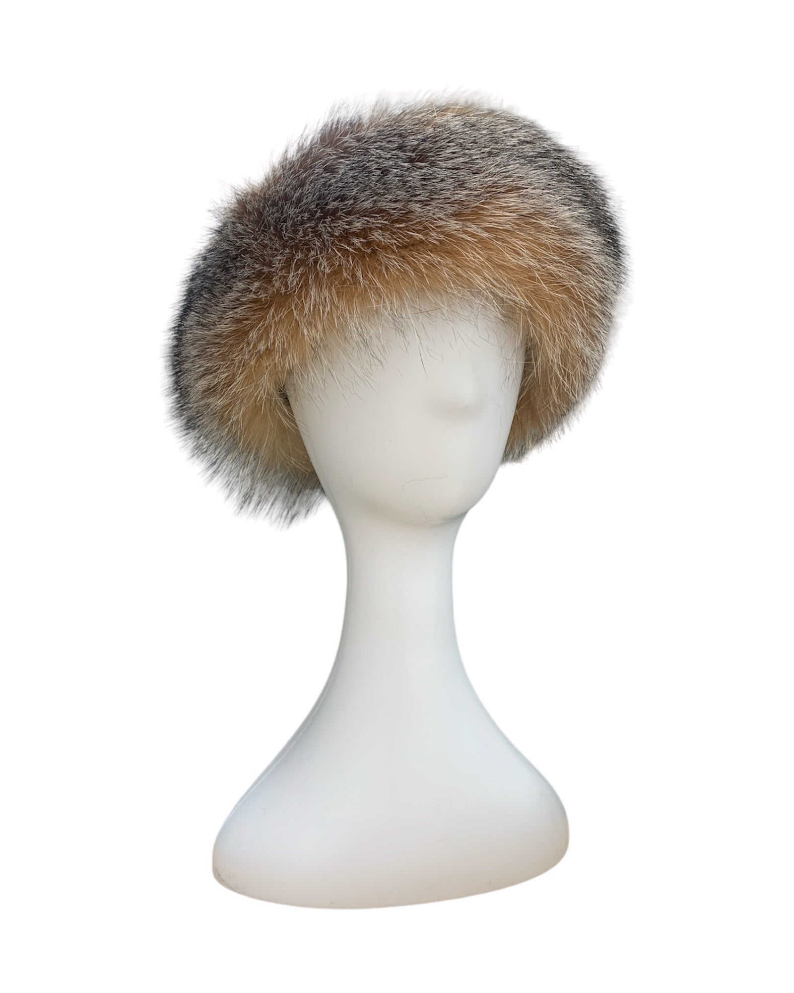White fox fur head wrap Amazon.com: Hima 100% Real Fox Fur (BEIGE/WHITE) Full Skin  main image 4