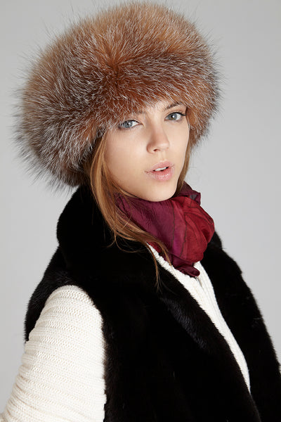 Crystal Fox Fur Headband – GK Furs
