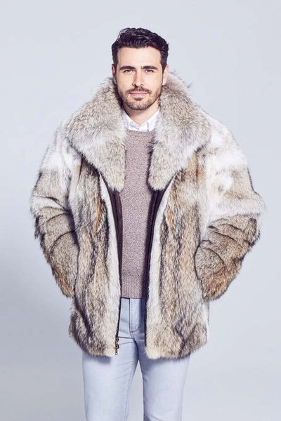 Men's Derek Coyote Fur Jacket – GK Furs