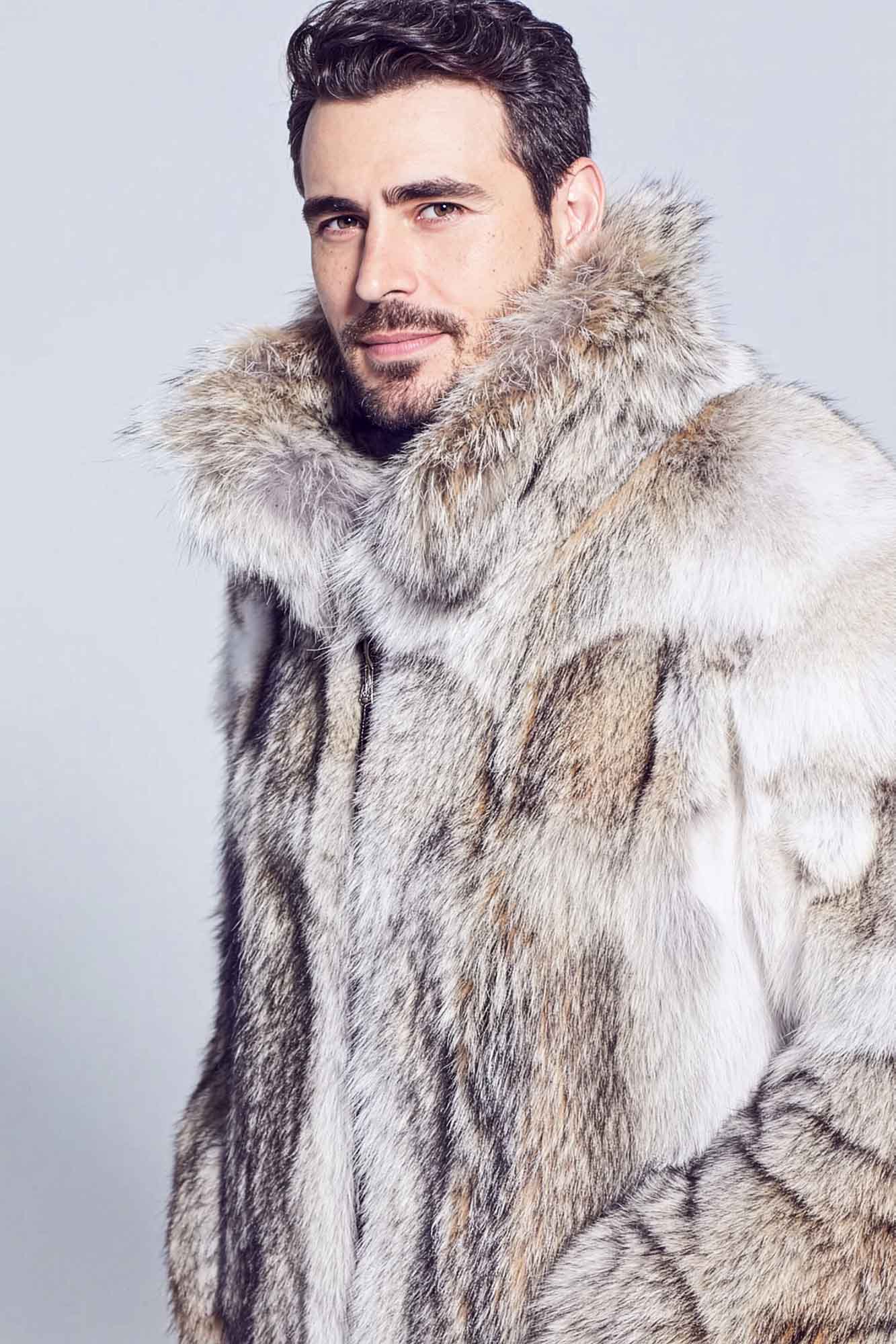 Men's Derek Raccoon Fur Jacket – GK Furs