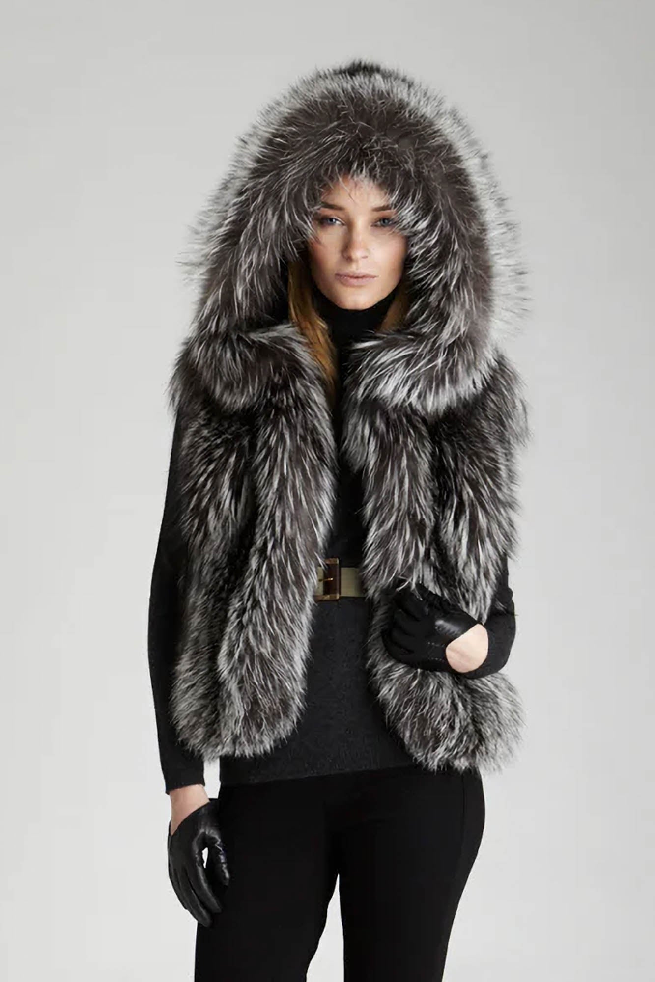 Vera Lynx Fur Vest – GK Furs