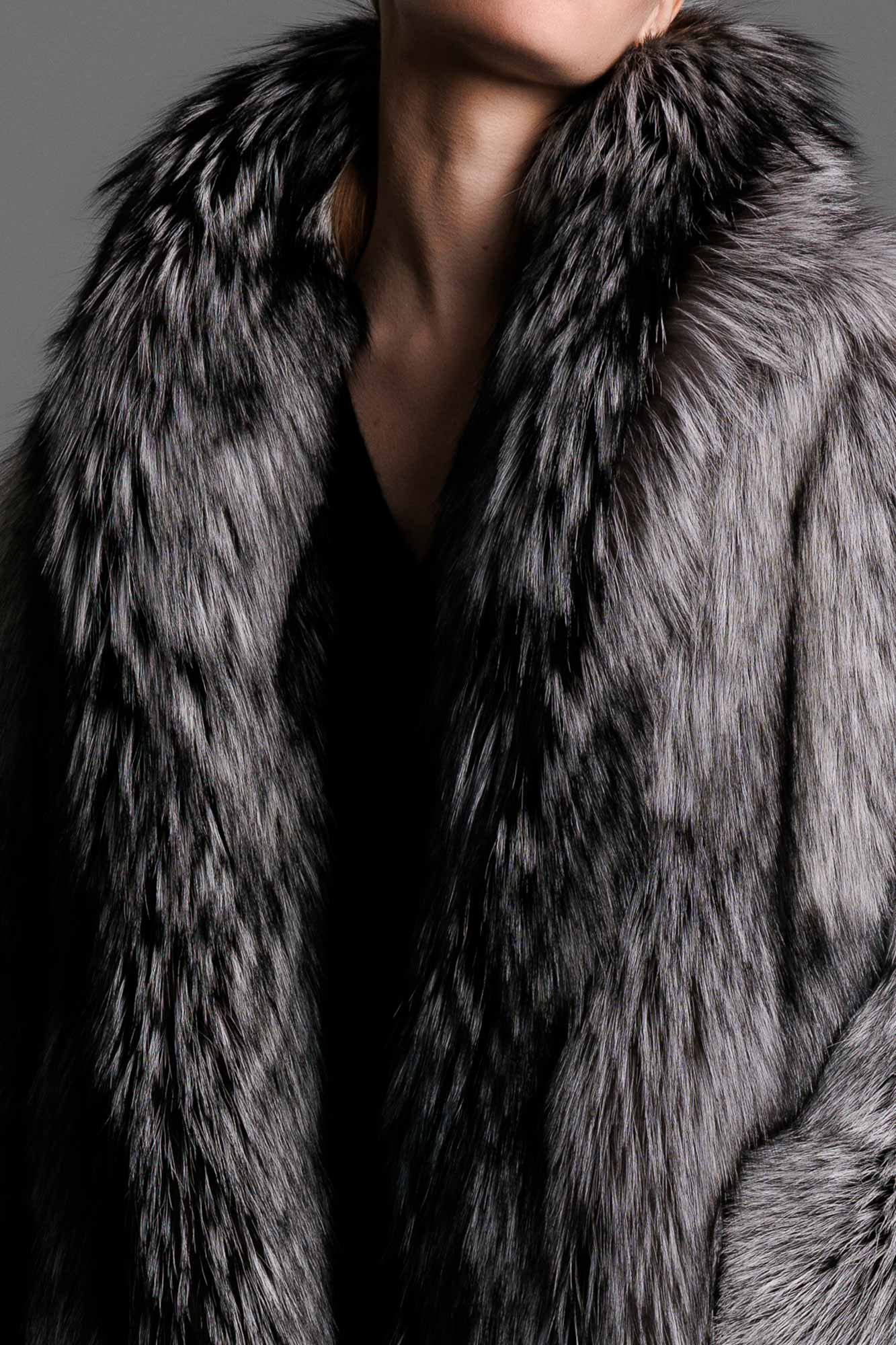 Lana Silver Fox Fur Coat – GK Furs