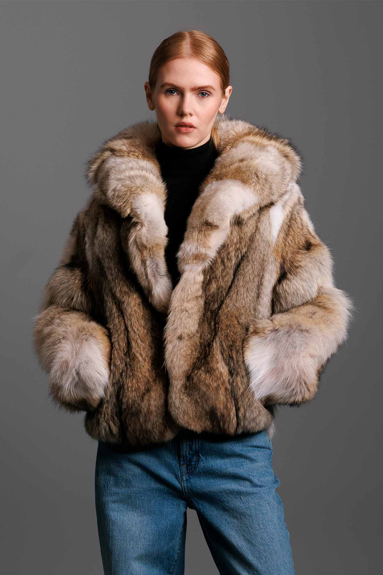 Reagan Coyote Fur Jacket – GK Furs