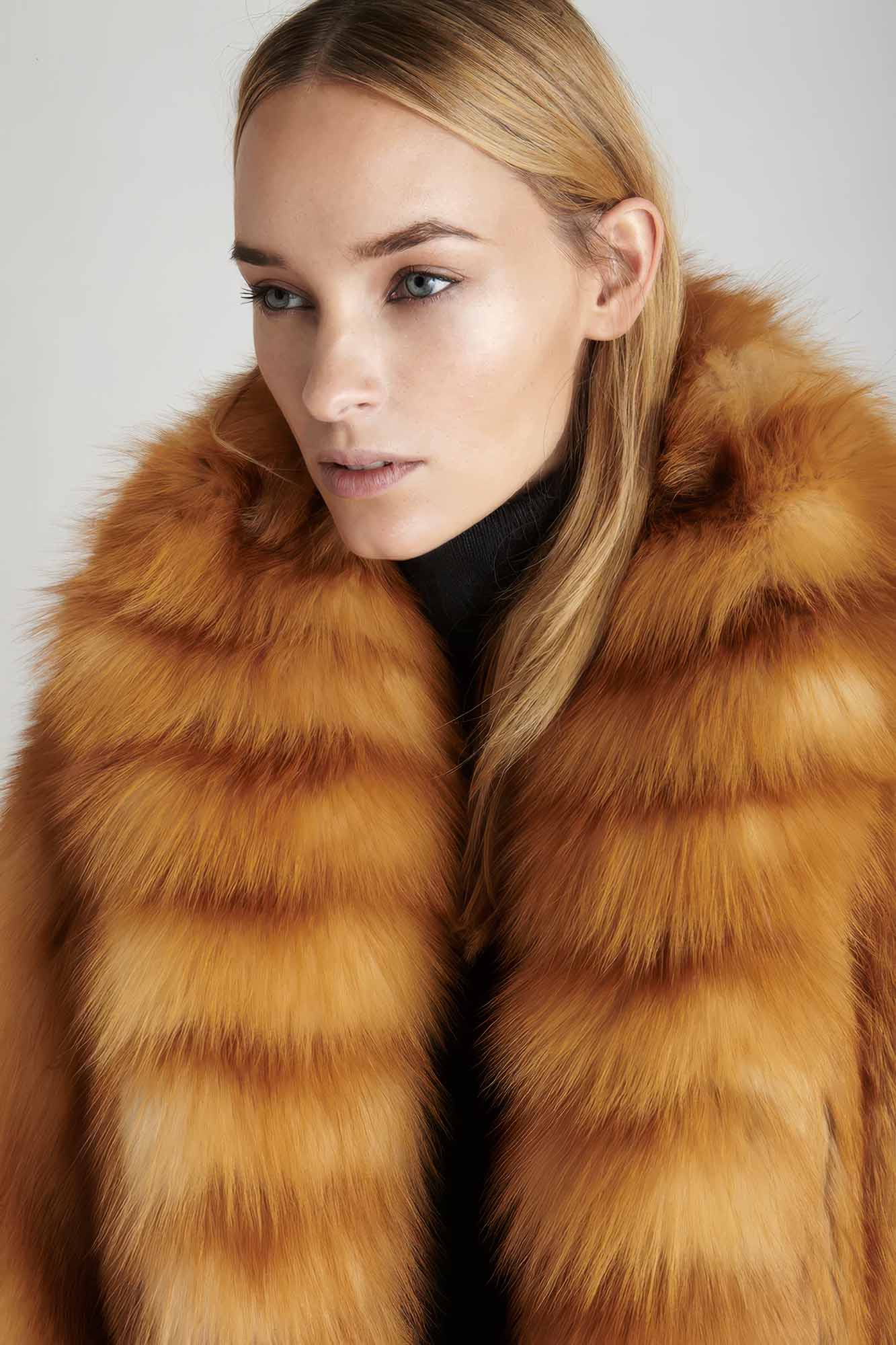 Sadie Red Fox Fur Jacket – GK Furs