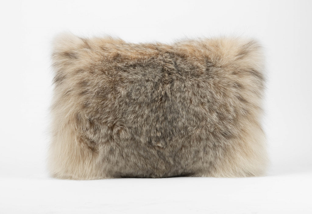 Canadian Lynx Fur Pillow