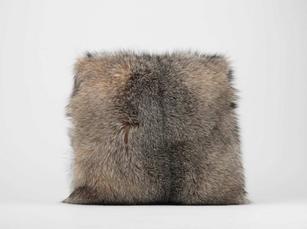 Crystal Fox Fur Pillow
