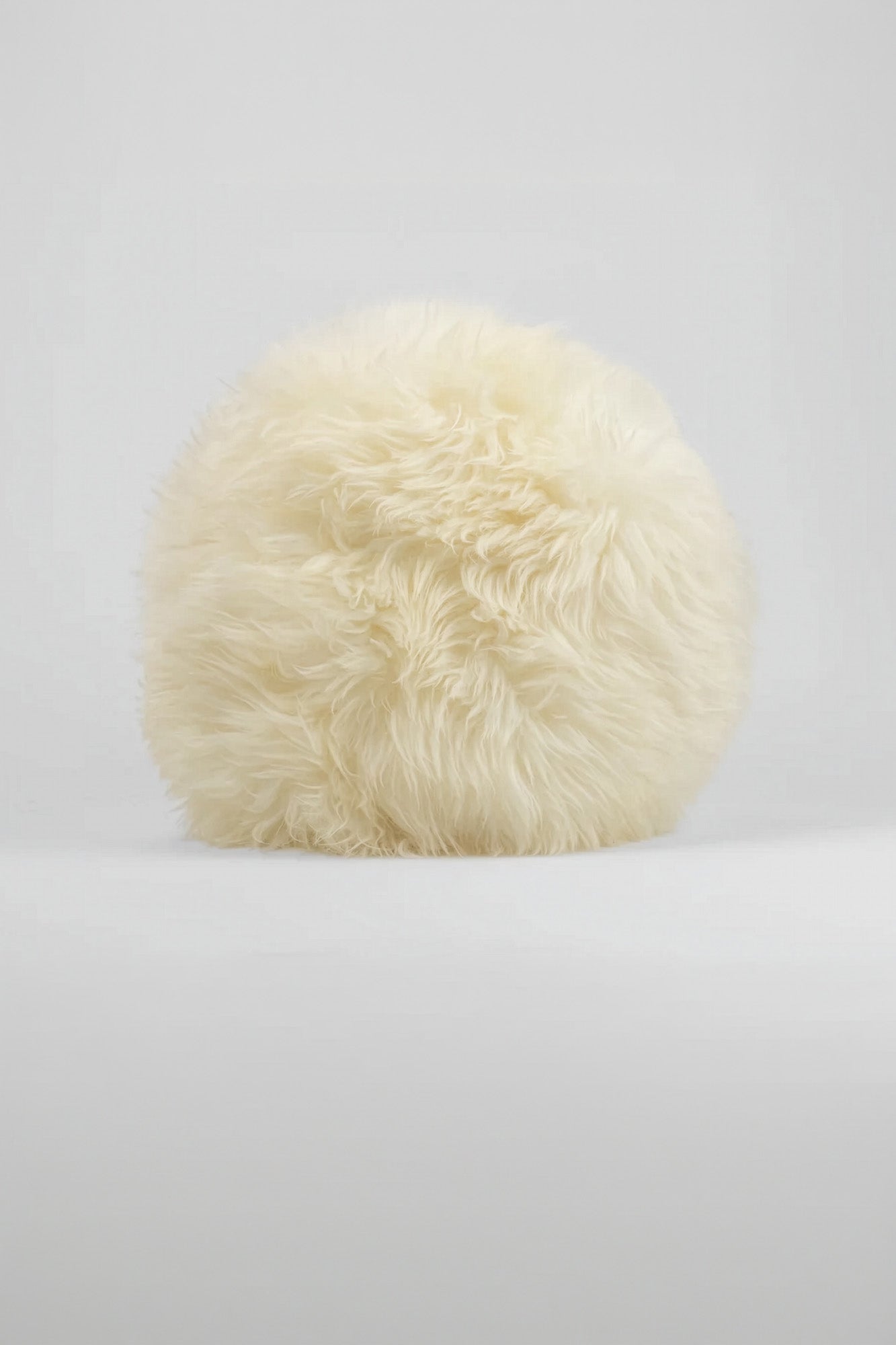 Natural White Shearling Fur Pillow – GK Furs