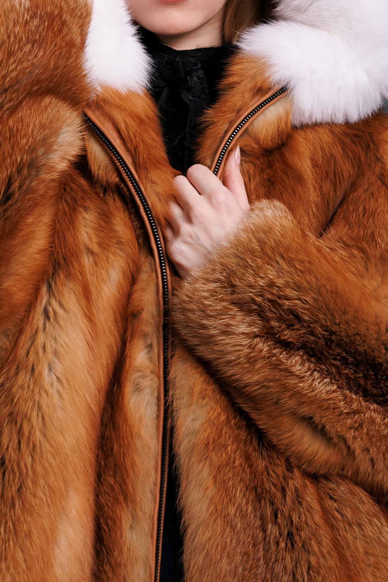 Yana Red Fox Fur Jacket – GK Furs