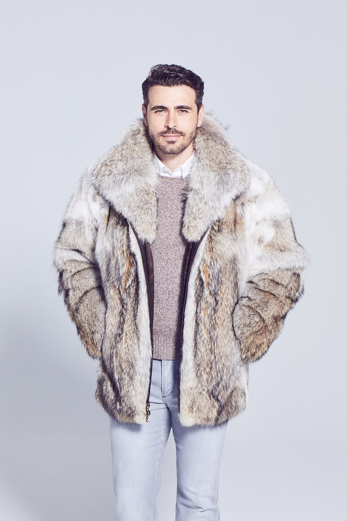 Men's Derek Coyote Fur Jacket – GK Furs