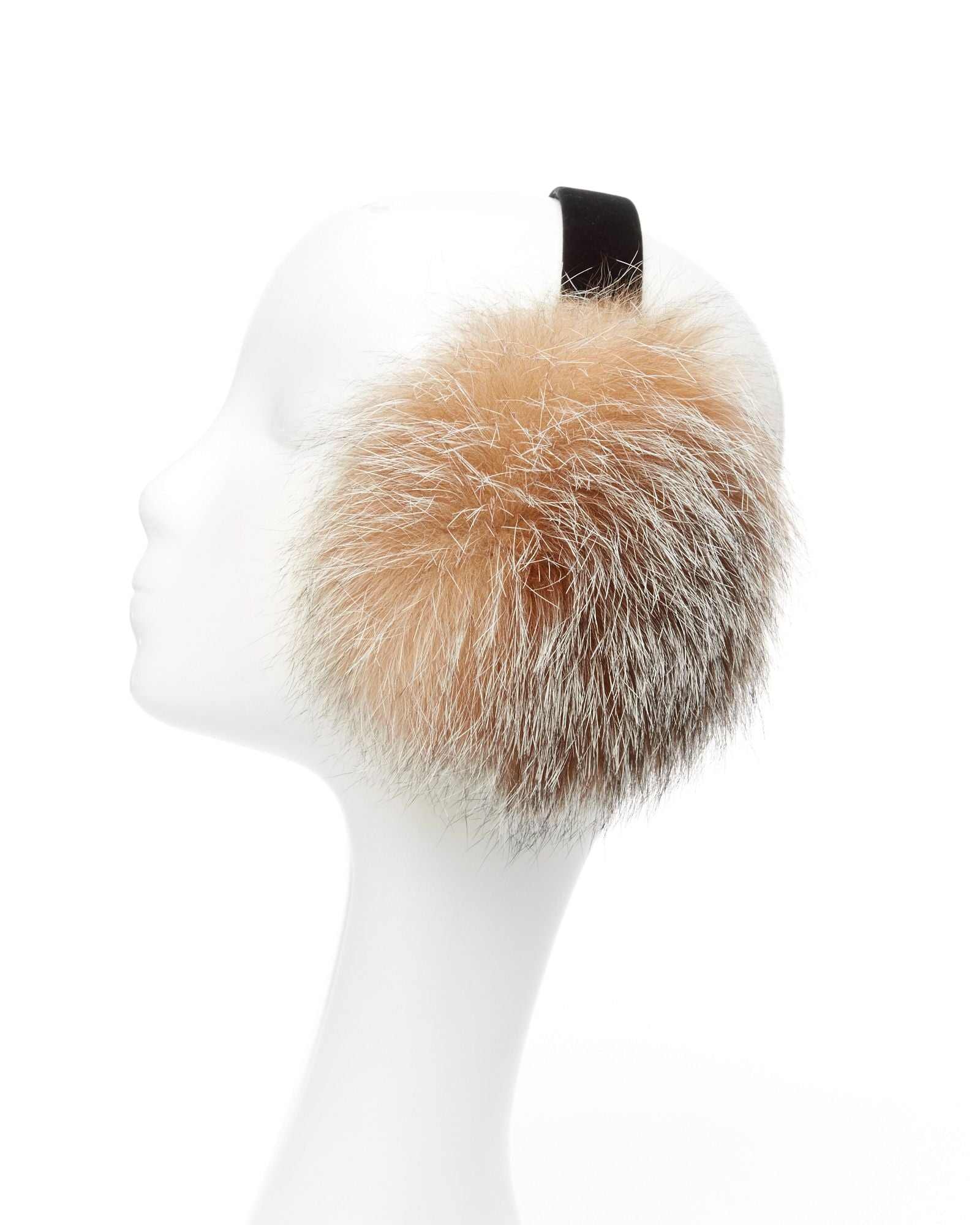 Crystal Fox Fur Earmuffs – GK Furs