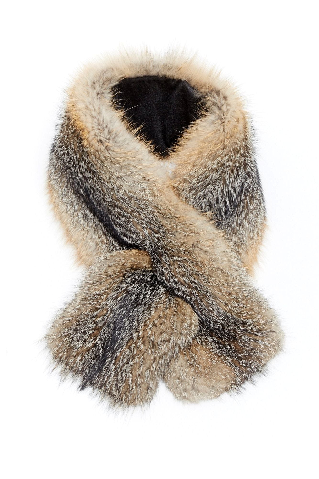 Men's American Grey Fox Fur Scarf – GK Furs