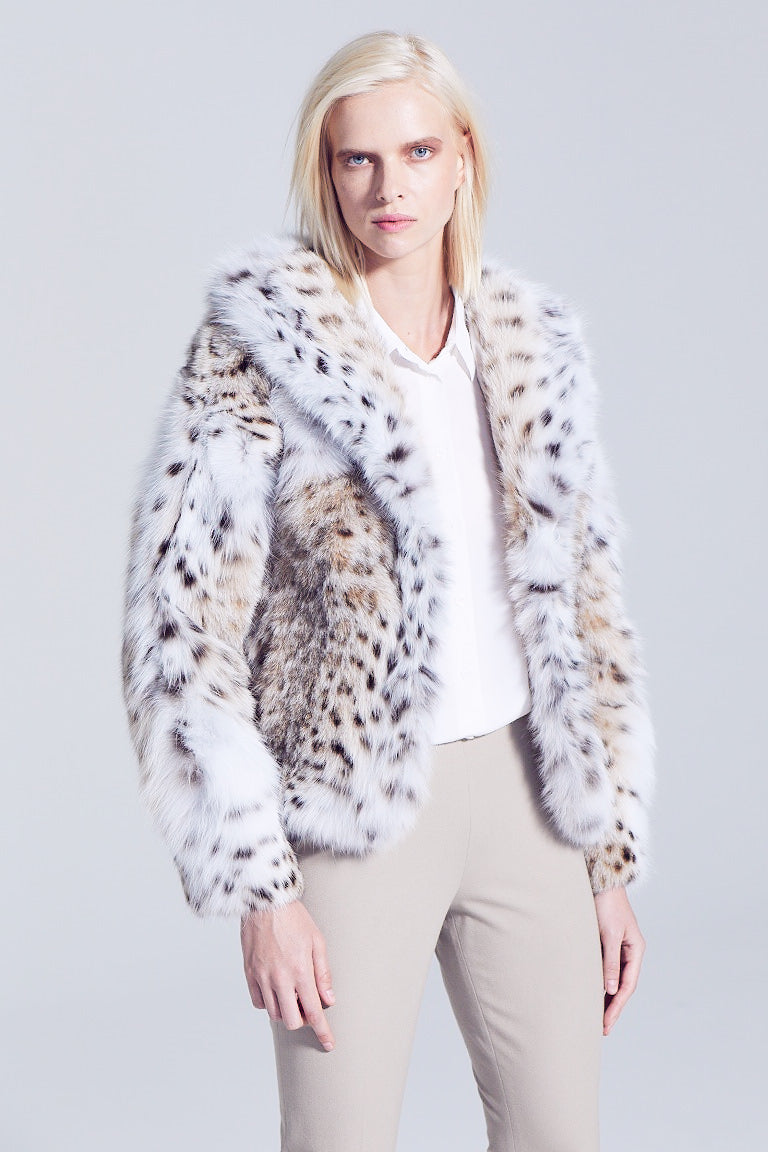 ジャケット・アウター  Faux Fur Coat Aspen Lynx Fur Jacket – GK Furs