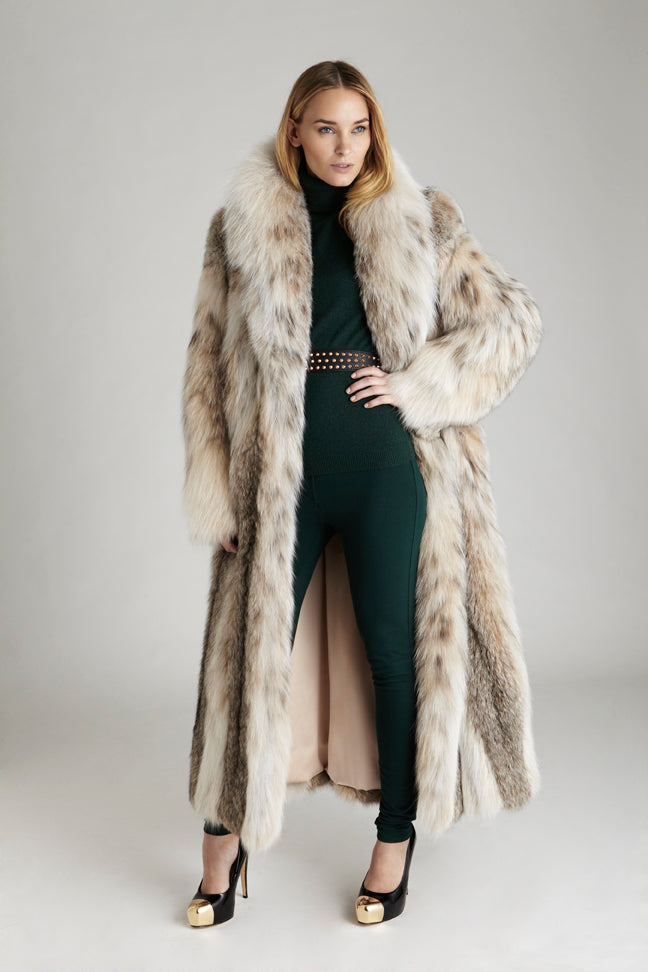 Helene Canadian Lynx Fur Coat – GK Furs