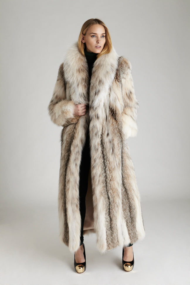 Helene Canadian Lynx Fur Coat – GK Furs - Main Image