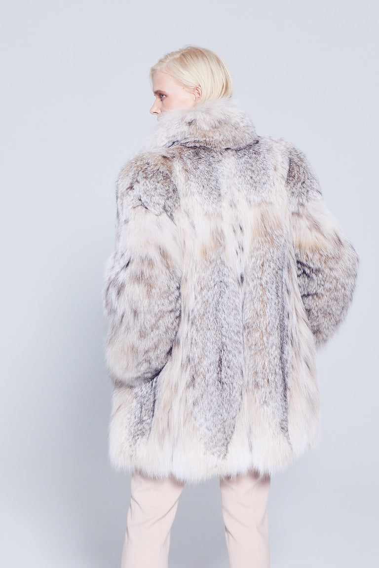 Josia Canadian Lynx Fur Jacket – GK Furs