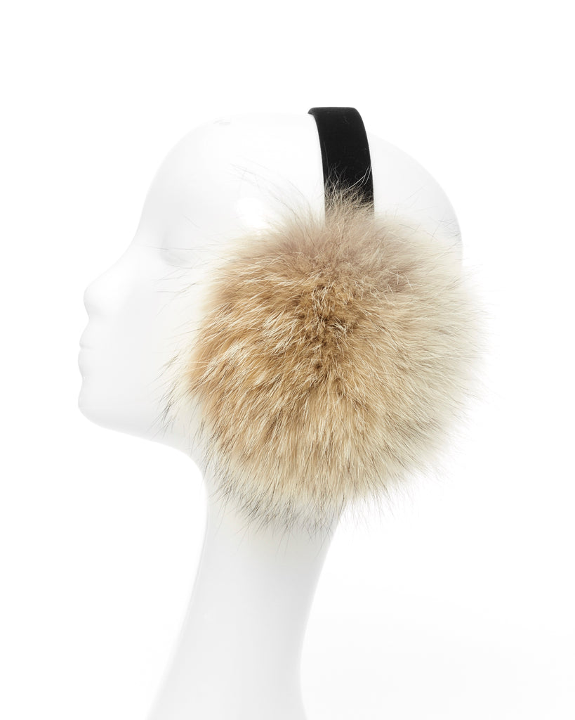 Coyote Fur Earmuffs Winter Accessory