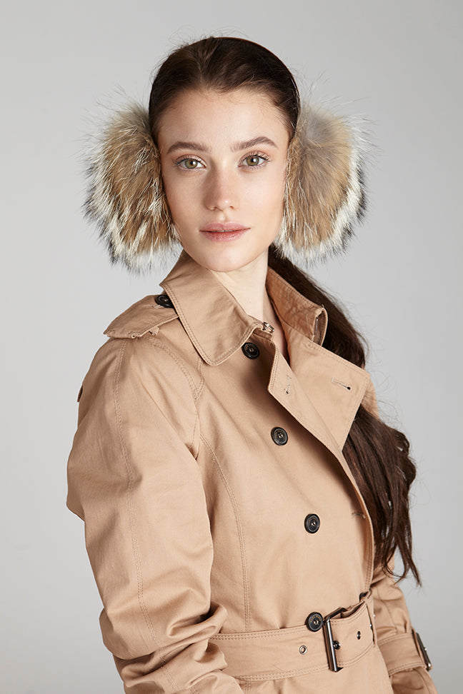 Coyote Fur Earmuffs – GK Furs