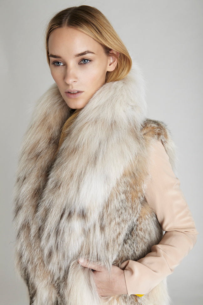 Natasha Lynx Fur Vest – GK Furs