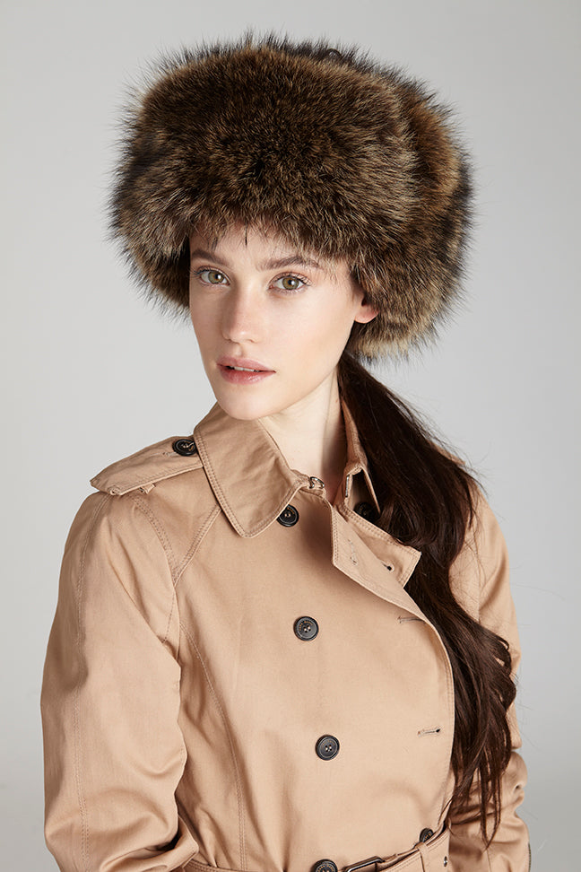 Raccoon Fur Trooper Hat – GK Furs