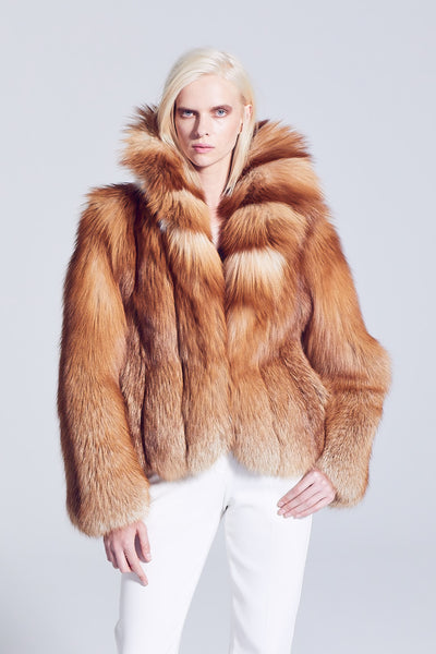 美品◯【THINK FUR 】FOX LIKE FUR JACKET その他ブランド(ソノタブランド) / THINK FUR/Fox Like Fur